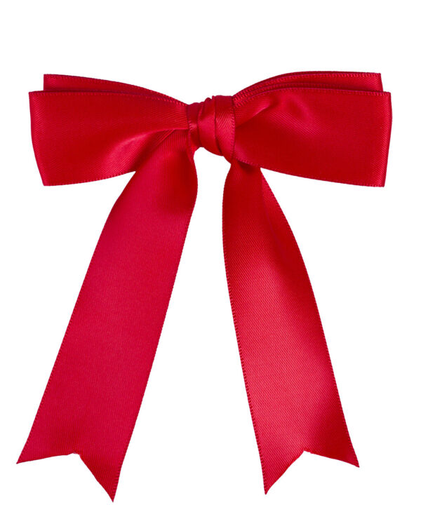 Noeud rouge à clips