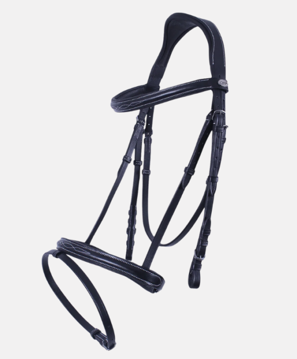 Bridon luxe avec surpiqûres décoratives QHP