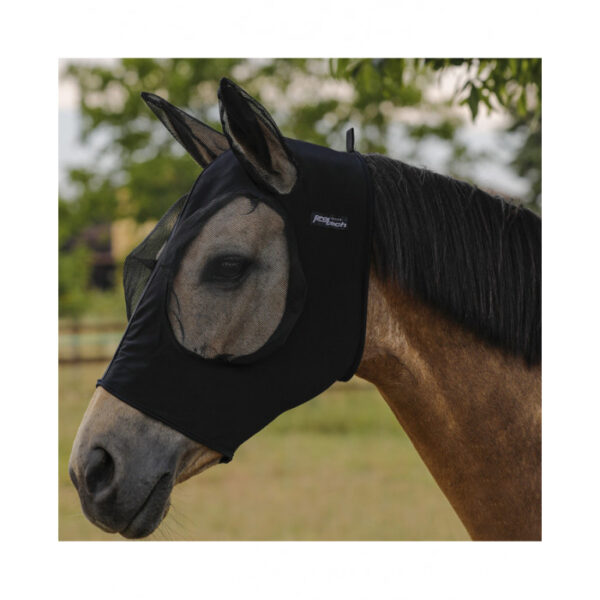 masque-anti-mouches-en-lycra-et-cache-oreilles-en-maille-tech Masque anti-mouches lycra Protech