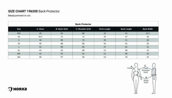 Protection dorsale Horka