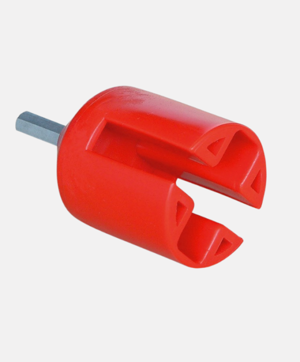 Embout de vissage pour isolateur annulaire et à clip