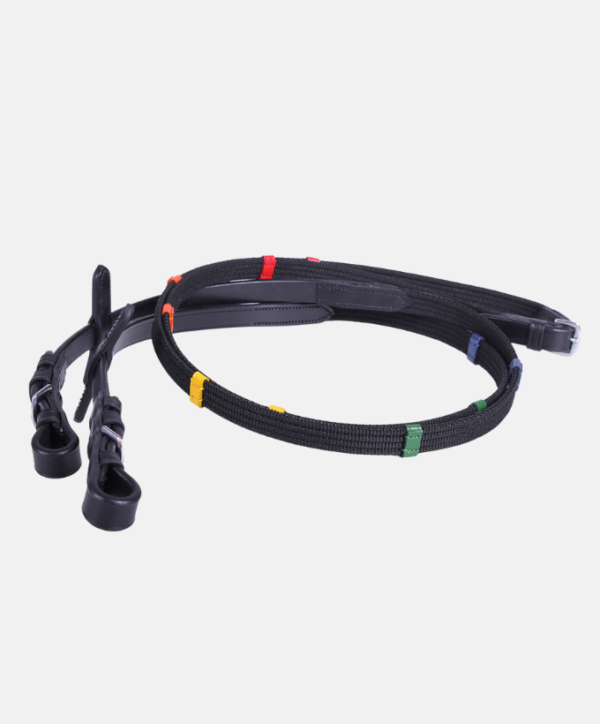 Rênes avec arrêts colorés QHP