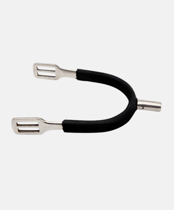 ÉPERONS PRINCE DE GALLES INOX GAINÉ CAOUTCHOUC